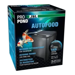 Distributeur de nourriture solaire pour les carpes koï et autres poissons de bassin coloris noir JBL Propond AutoFood - 375 x 375 x 462 mm