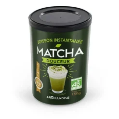 Douceur de matcha instantanée bio en tube de 150 g