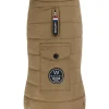Doudoune pour chien en tissu recyclé coloris camel Wouapy - Taille XS