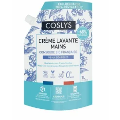 Doypack crème lavante mains consoude bio française Coslys - 1 L