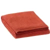 Drap de douche Bora couleur rooibos Vivaraise –130 x 70 cm