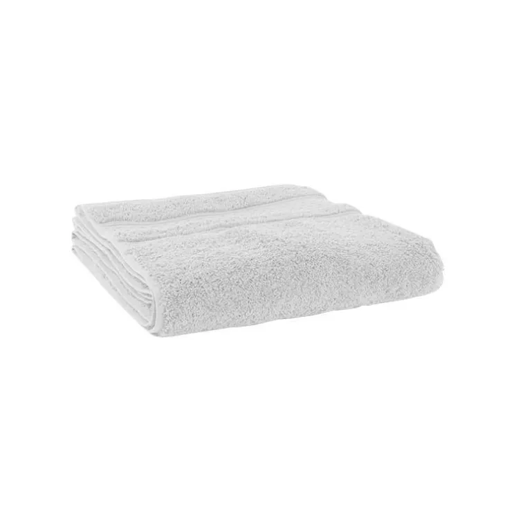 Drap de douche coloris blanc 100% coton biologique Nuances - 70 x 130 cm