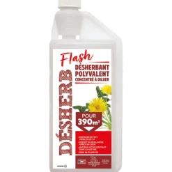 Désherbant concentré Desherb'Flash Polyvalent Fertiligène - 900 ml