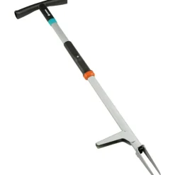 Désherbeur en métal avec poignée plastique