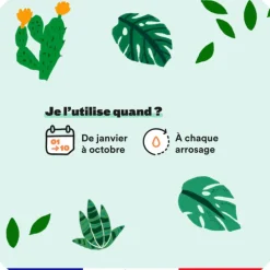 Duo engrais plantes vertes et cactus liquide naturel Bleen - 2 x 450 mL