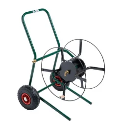 Dévidoir sur roue en métal vert botanic® - 120 m