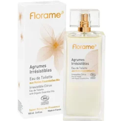 Eau de toilette Agrumes Irrésistibles flacon spray 100 ml transparent