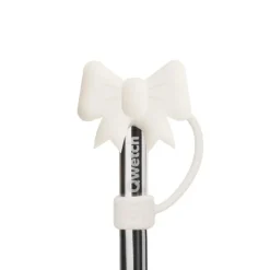 Embout pour paille coupe isotherme coloris beige en inox Qwetch