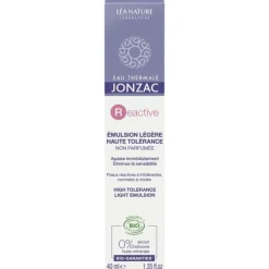 Emulsion légère haute tolérance sans parfum Eau Thermale Jonzac 40 ml