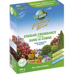 Engrais de croissance à base de sang et corne bio CP Jardin - 800 g