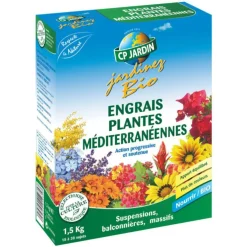 Engrais plantes méditerranéennes CP Jardin jardinez bio - 1,5 kg
