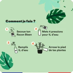 Engrais plantes vertes liquide naturel Bleen - 450 mL