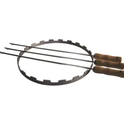 Ensemble à brochettes en acier Oyat Asado - 38 cm