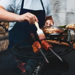Ensemble à brochettes en acier Oyat Asado - 38 cm
