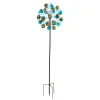 Eolienne solaire SkyRunner coloris bleu en métal Smartgarden - 213 x 58 x 25,5 cm