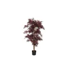 Erable Jamaica rouge artificiel en pot plastique H 150 x Ø 80 cm
