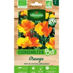 Eschscholtzia Bio Orange Vilmorin - graines à semer