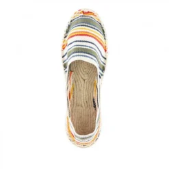 Espadrilles rayées Blackfox Eneko Écru