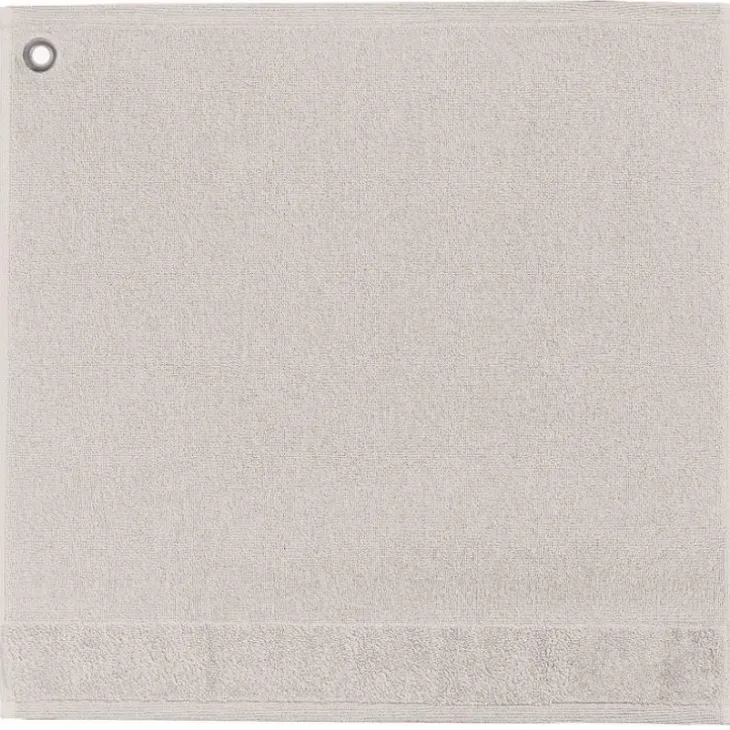 Essuie mains coloris lin en coton Œillet Curl Winkler – 50 x 50 cm