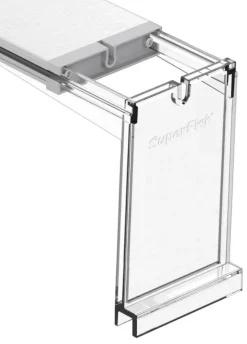 Extensions verticales pour éclairage LED Scaper coloris transparent SuperFish - x 2