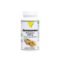 Extrait standardisé d’ashwagandha en boite de 600 mg