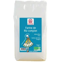 Farine de riz complet bio en sachet de 1 kg
