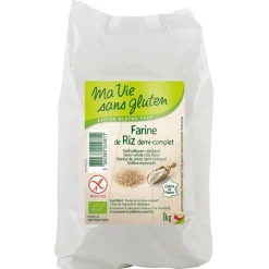 Farine de riz demi-complet sachet 1kg