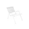 Fauteuil bas coloris blanc coton Monceau Fermob - 73 cm