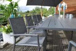 Fauteuil de jardin en aluminium textilène Creador Faro