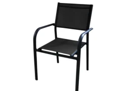 Fauteuil de jardin en aluminium et toile Proloisirs Duca