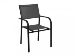 Fauteuil de jardin en aluminium et toile Proloisirs Duca