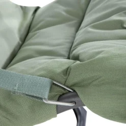 Fauteuil en aluminium et toile Oléfine vert sauge Fiam Fiesta Soft - 86/99 x 62 cm