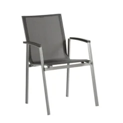 Fauteuil en aluminium et textile Stern Top