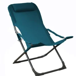 Fauteuil relax bleue 127 x 61 x 28,5 cm