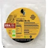 Feuilles de riz blanc 22cm
