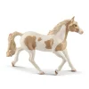 Figurine Jument Paint Horse plastique13.8x3.7x10,8 cm à partir de 5 ans