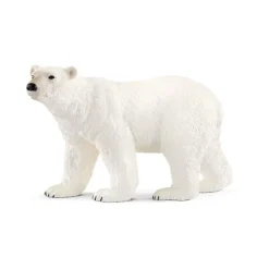 Figurine Ours Polaire Série Animaux sauvages 12,2x5,7x7,2 cm