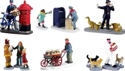 Figurine pour village de Noël Lemax Caddington thème Travailler dur au village