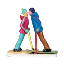 Figurine Premier Rendez-Vous au ski 7.6 x 3.7 x 7 cm