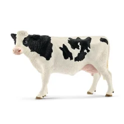 Figurine Vache Holstein Série Animaux de la Ferme 12,6x6,4x8,2 cm