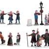 Figurines assorties pour village de Noël Lemax Vail village - 6 pièces