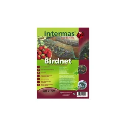 Filet de protection anti-oiseaux coloris vert 2x5 m