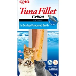 Filet de thon saveur pétoncle pour chat Inaba - 15 g