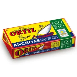 Filets d'anchois à l'huile olive bio Ortiz - 47 g