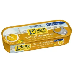 Filets de maquereaux a la moutarde en boîte PHARE ECKMUHL - 144 g