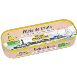 Filets de truite aux 3 huiles bio Phare d’Eckmühl - 130 g
