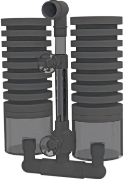 Filtre exhausteur à air double pour petit aquarium ou bac d'élevage coloris noir SuperFish