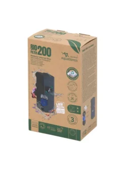 Filtre interne pour aquarium jusqu'à 50 litres Bio Filter 200 coloris noir Aquatlantis