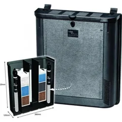 Filtre interne pour aquarium, kit complet, AQUATLANTIS Biobox 3 - jusqu'à 500L
