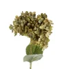 Fleur artificielle en papier hortensia coloris vert - H 65 cm